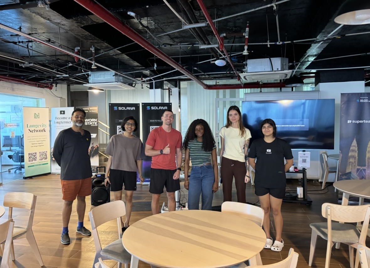 Group at Solana event, Network School