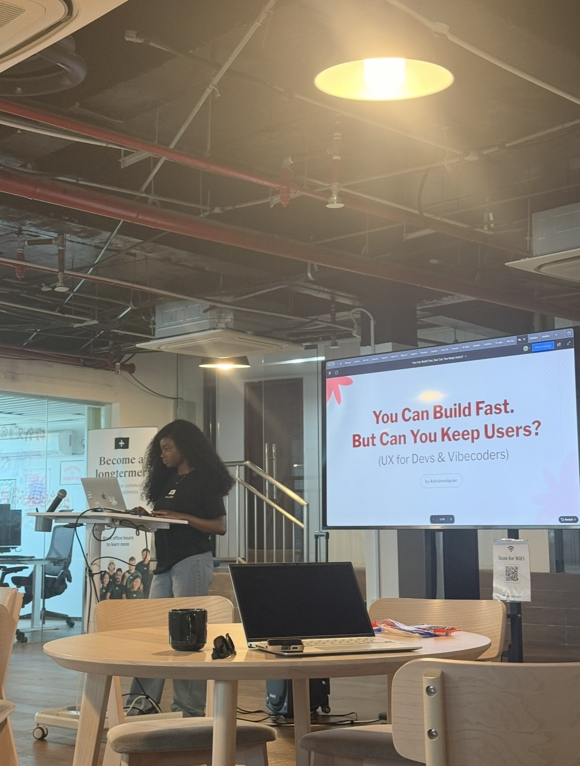 AJ presenting at Network School