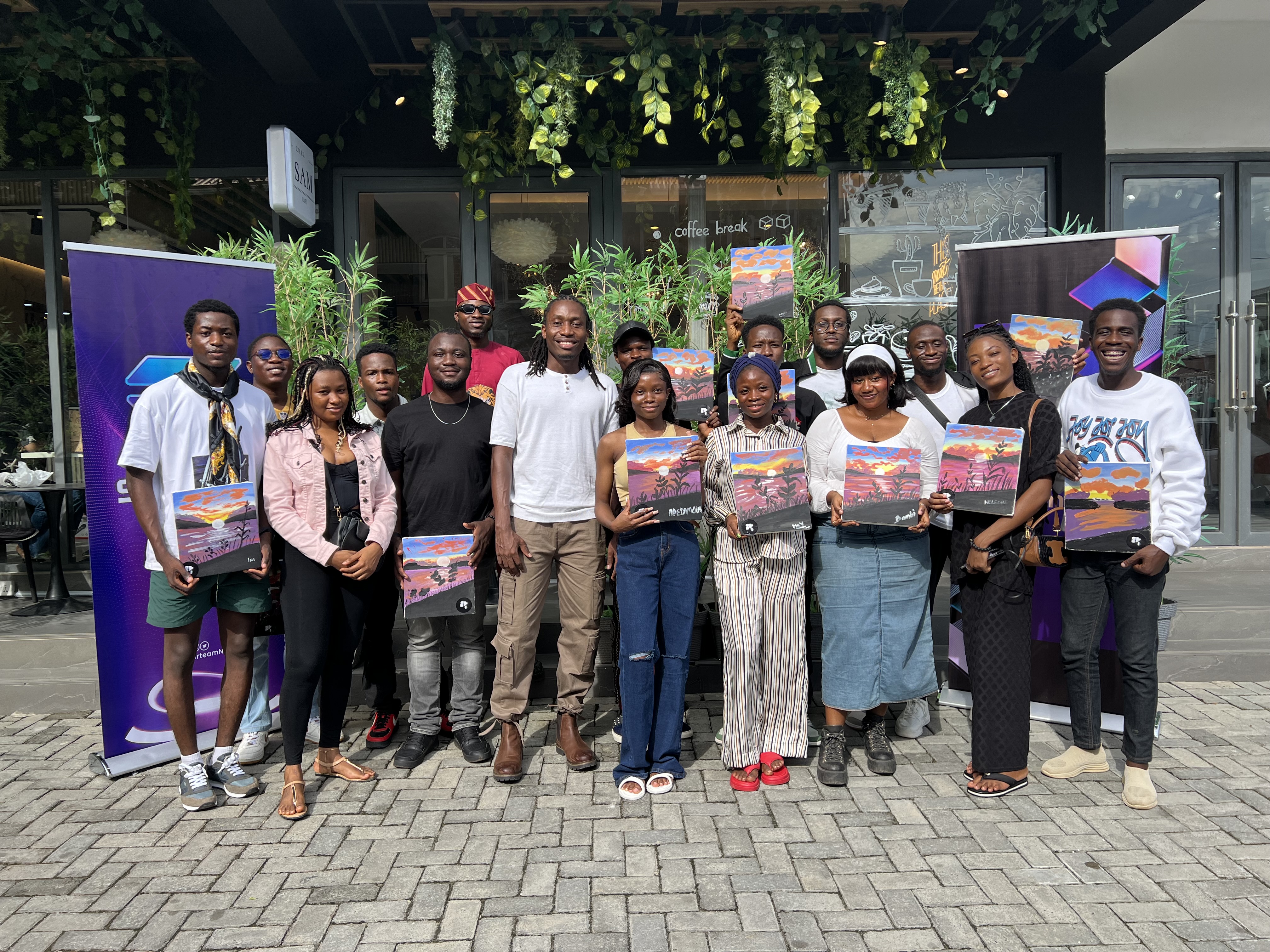 Superteam Nigeria group photo — Solana cohort