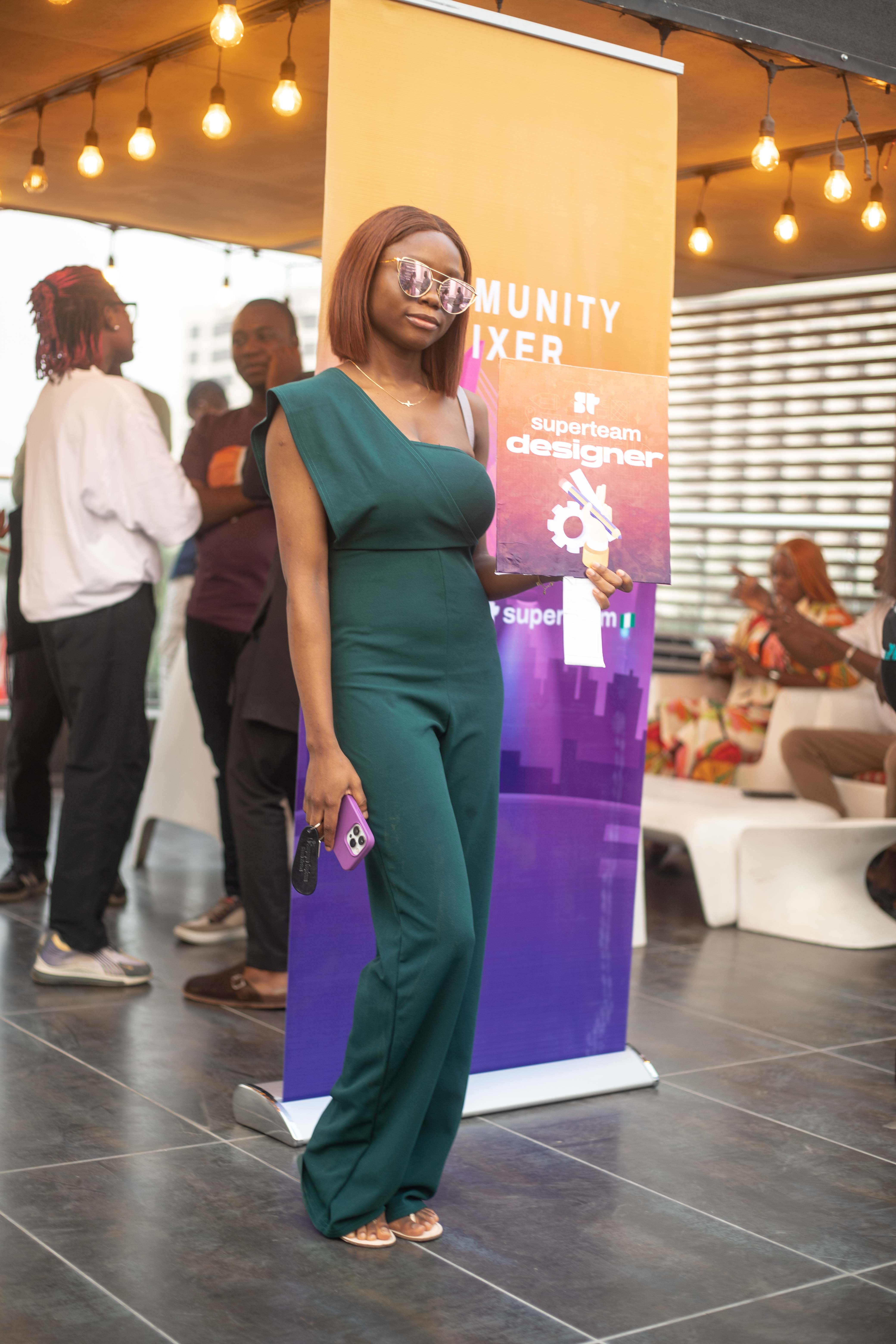 AJ at Superteam Nigeria community mixer